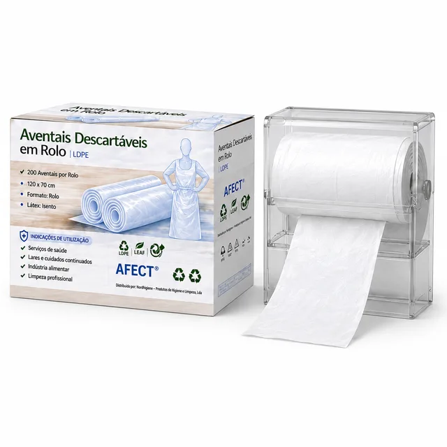AFECT Aventais Descartáveis em Rolo